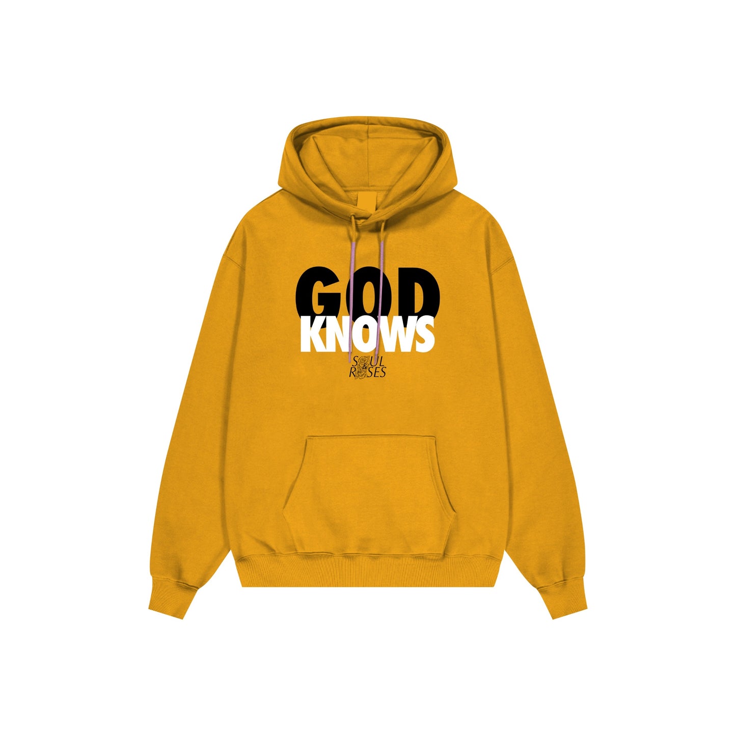 Yellow God Knows Hoodie