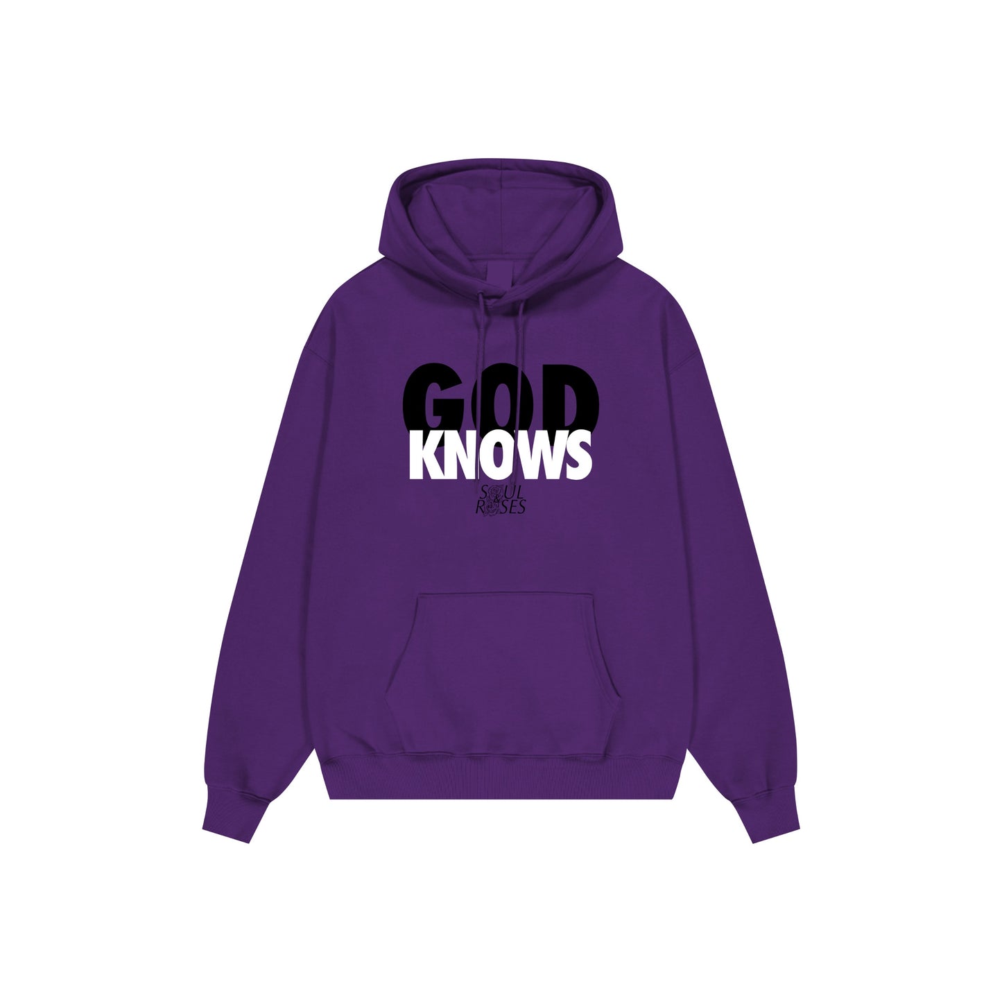 Purple God Knows Hoodie