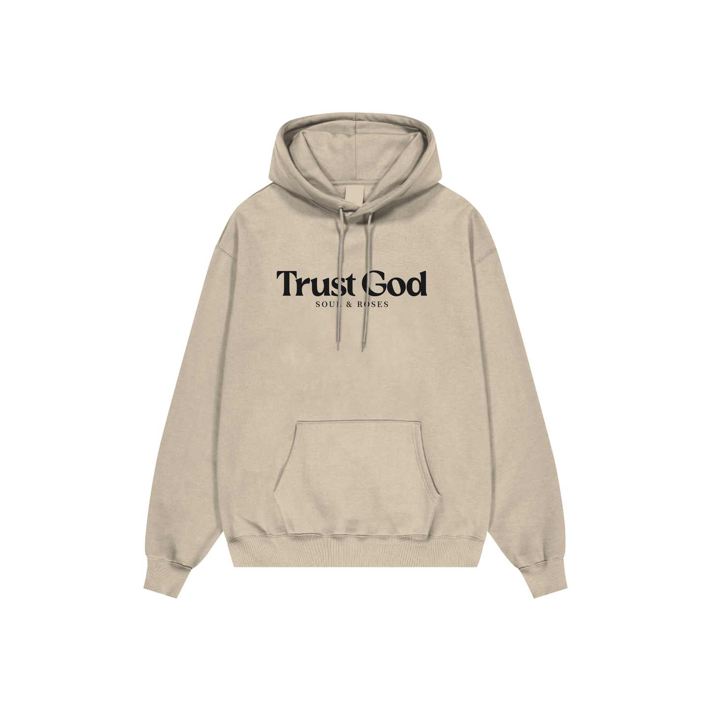 Cream Trust God Hoodie