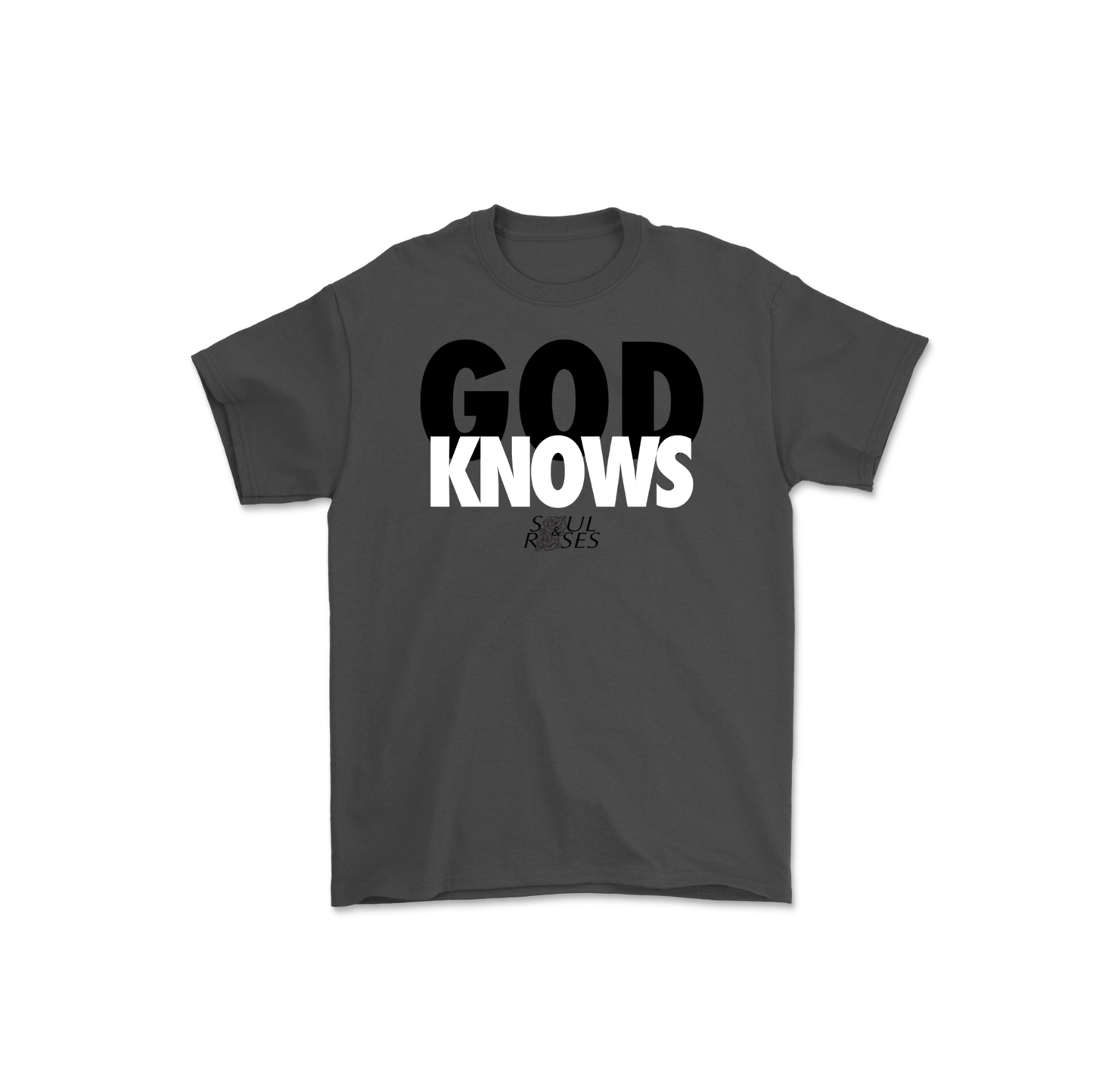 God Knows Charcoal T-shirt