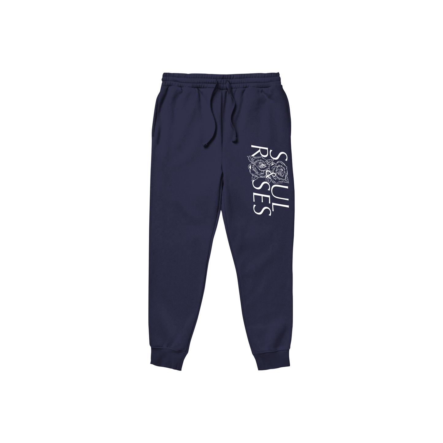 Navy Two Roses  Jogger