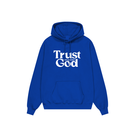 Trust God V2 Royal Blue Hoodie